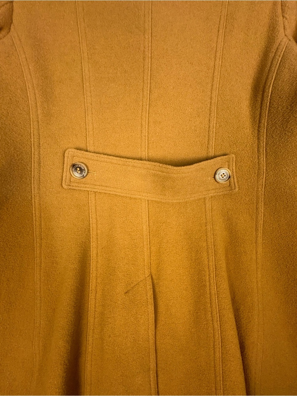Pendleton Women’s Wool Peacoat Jacket Size 4 Camel Double Breasted - Picture 12 of 14